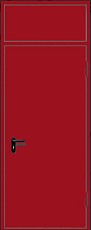 Противопожарная дверь с фрамугой EI-90