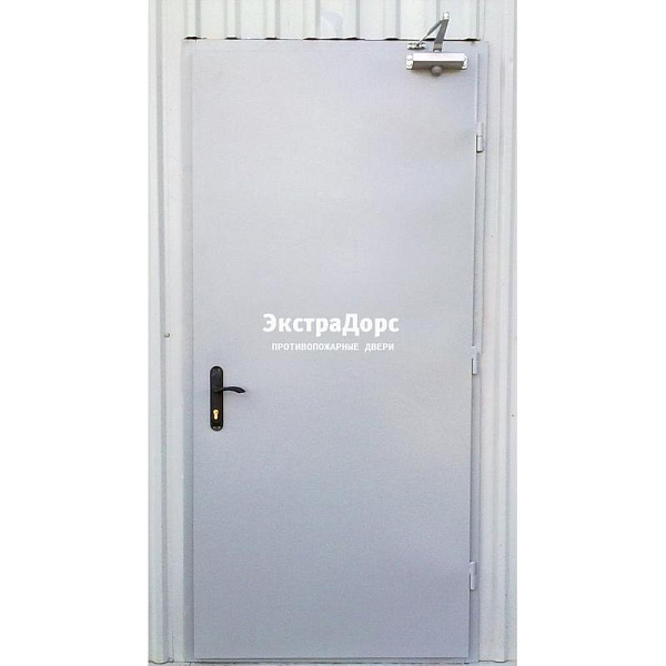 Противопожарная дверь EI 30 3 типа белая металлическая в Москве  купить