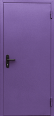 Дверь противопожарная шумоизоляционная однопольная фиолетовая