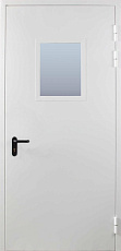 Дверь противопожарная одностворчатая дымогазонепроницаемая со стеклом EIS-30 ДП-249