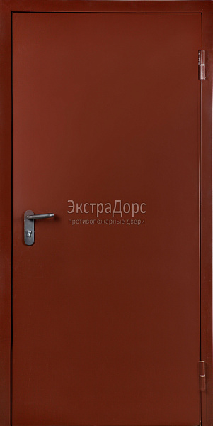 Противопожарная дверь EI 45 дымогазонепроницаемая металлическая однопольная в Москве  купить