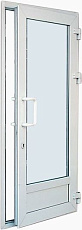Противопожарная дверь EI 15 одностворчатая из алюминиевого профиля