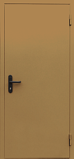 Дверь огнестойкая с шумоизоляцией коричневого цвета