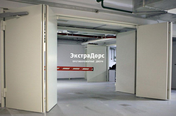Складывающиеся автоматические противопожарные ворота в Москве  купить
