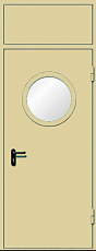 Противопожарная дверь с фрамугой EI-60