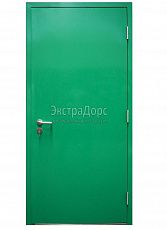 Противопожарная дверь EI 45 зеленая дымогазонепроницаемая металлическая