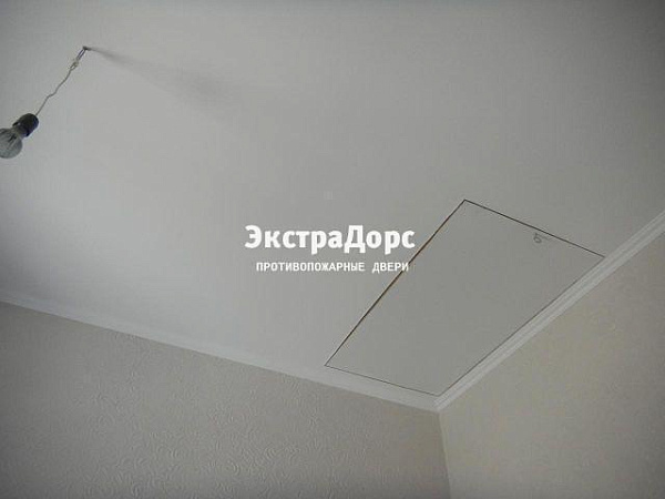 Белый противопожарный чердачный люк светло-серый в Москве  купить