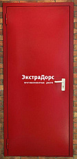 Дверь металлическая противопожарная глухая EI 60 ДПМ-01 красная